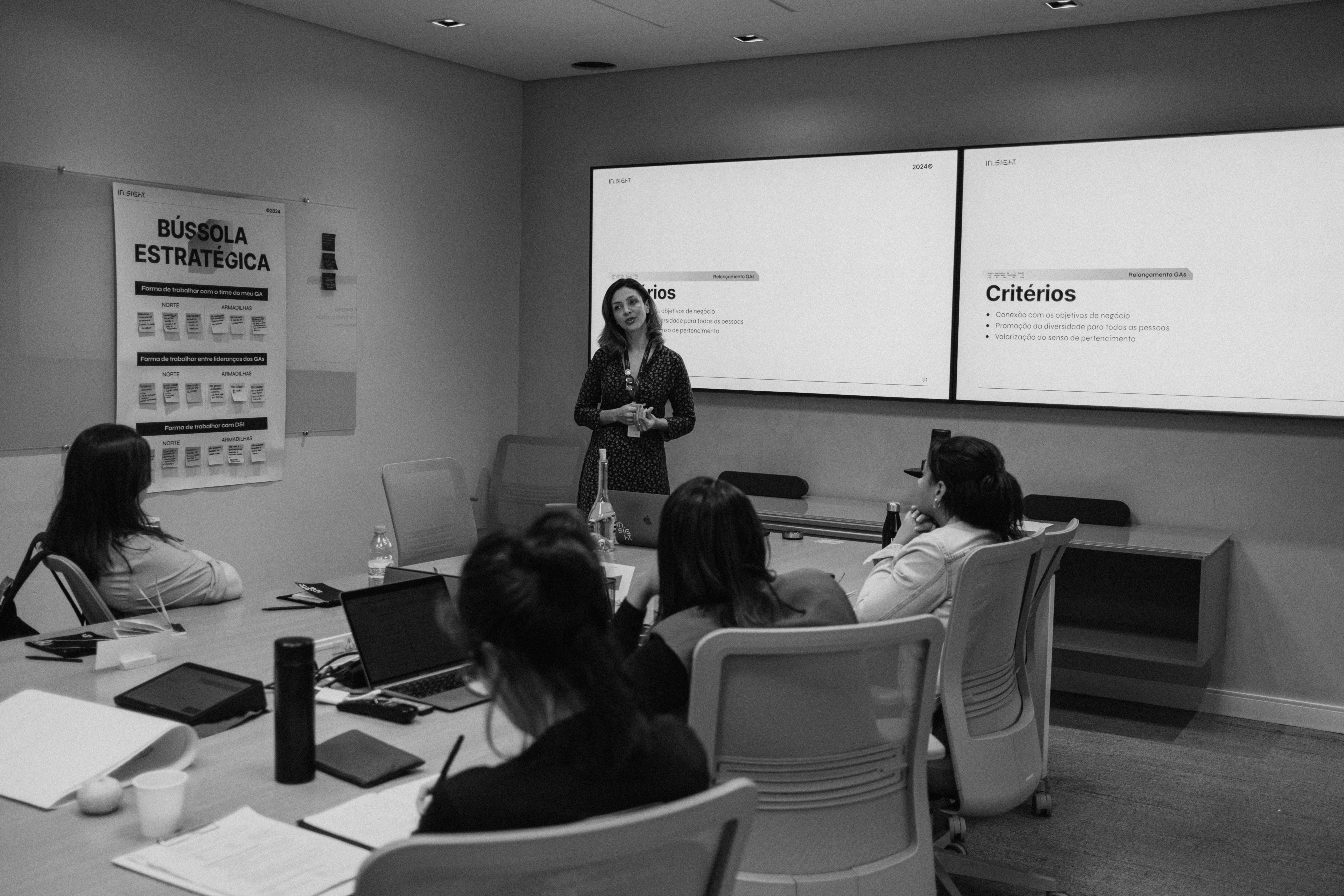 Facilitação imersiva gerando convergência entre aspirações dos grupos e metas de cultura corporativa